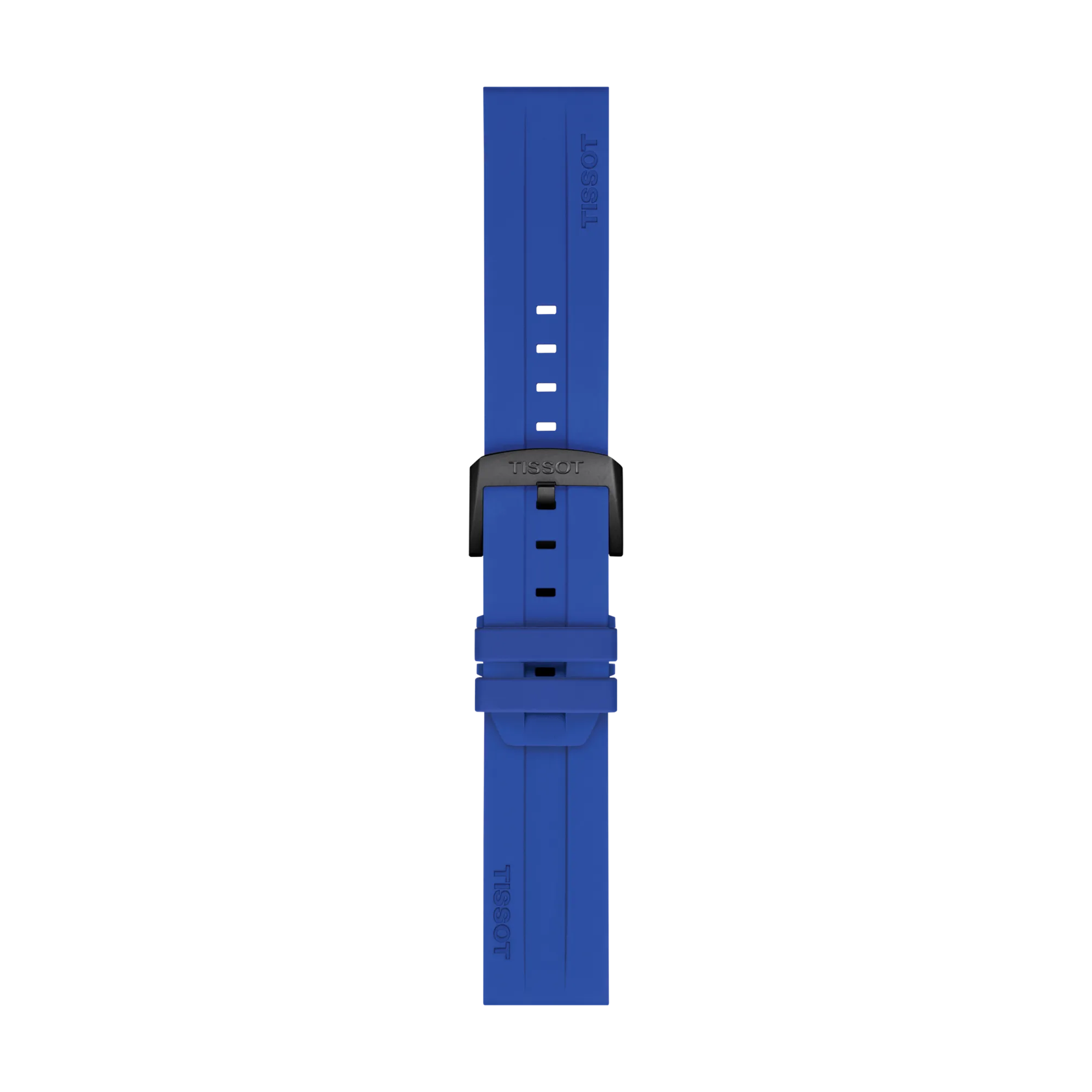 Tissot Official Blue Silicone Strap Lugs 22mm